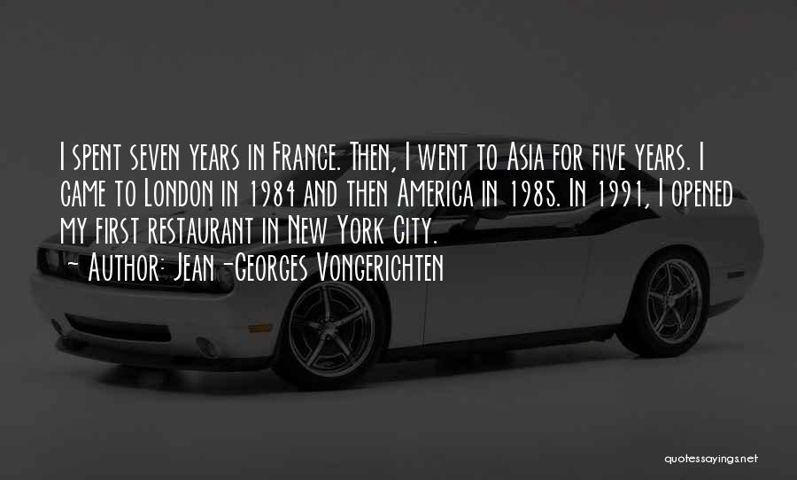 New France Quotes By Jean-Georges Vongerichten