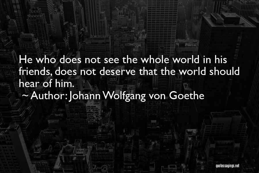 New Friends Friendship Quotes By Johann Wolfgang Von Goethe