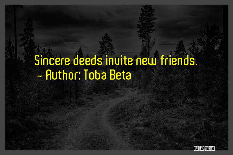 New Friendship Quotes By Toba Beta