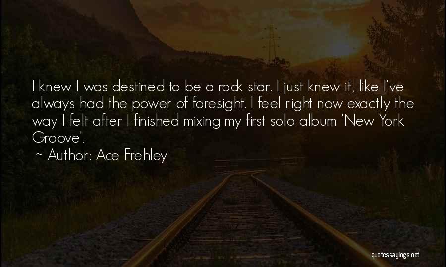 New Groove Quotes By Ace Frehley