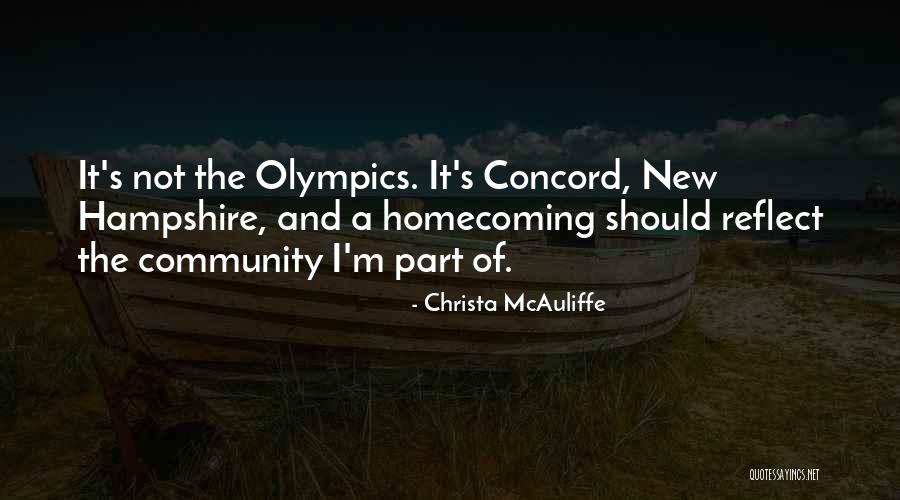 New Hampshire Quotes By Christa McAuliffe New Hampshire Quotes By Christa McAuliffe
