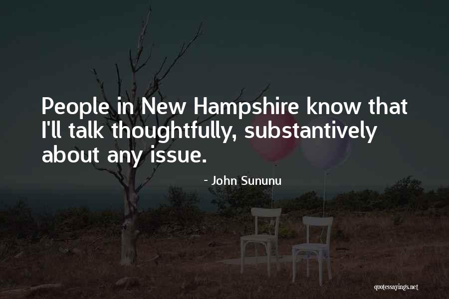 New Hampshire Quotes By John Sununu New Hampshire Quotes By John Sununu