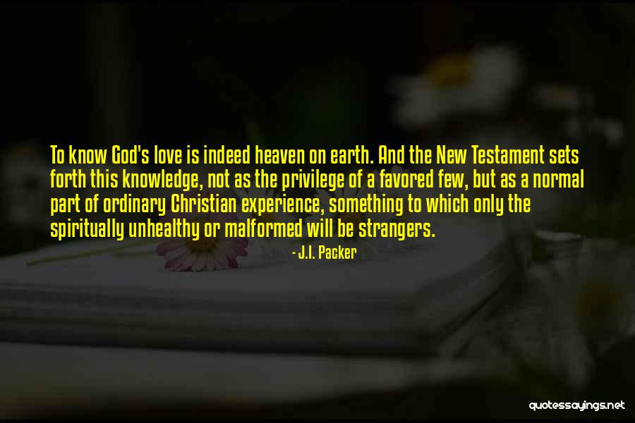 New Heaven New Earth Quotes By J.I. Packer New Heaven New Earth Quotes By J.I. Packer