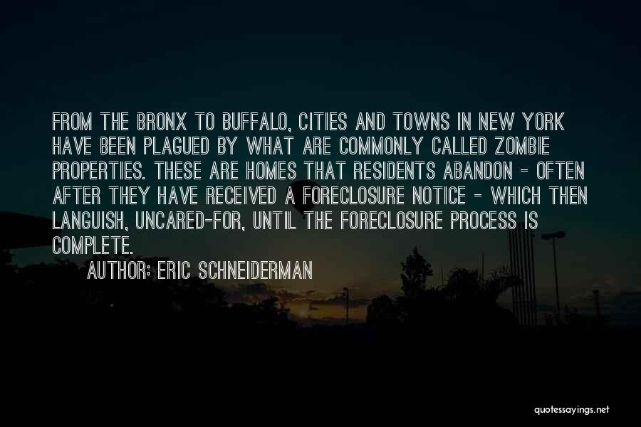 New Homes Quotes By Eric Schneiderman