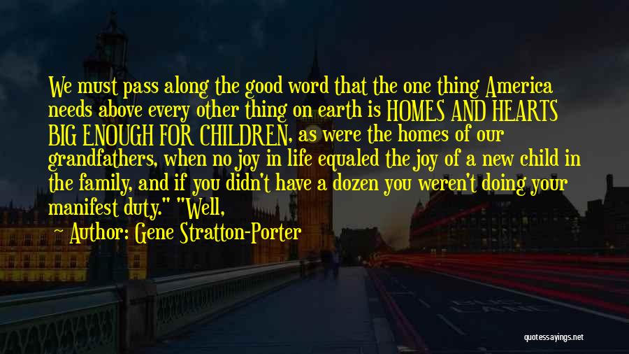 New Homes Quotes By Gene Stratton-Porter