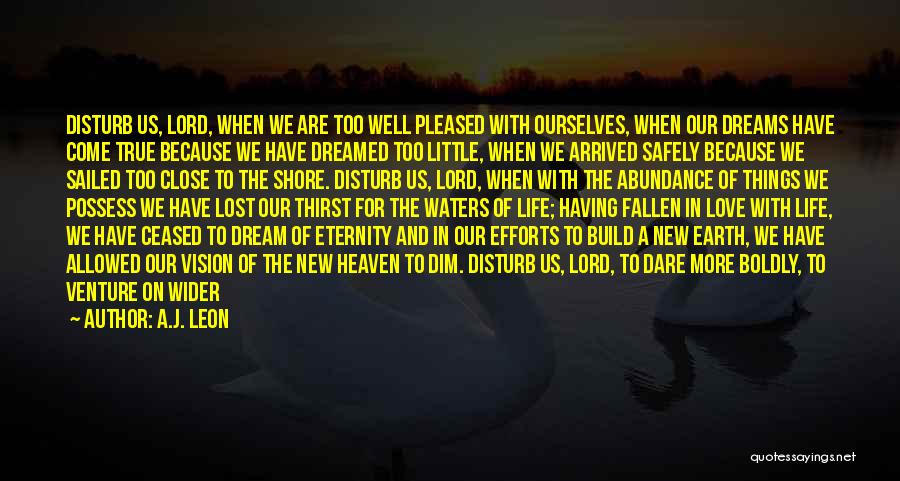 New Hopes New Horizons Quotes By A.J. Leon