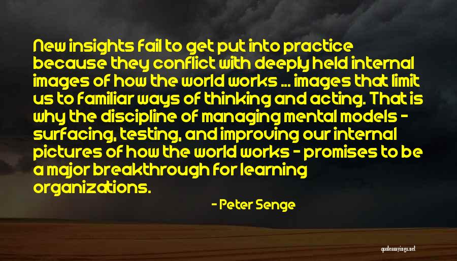New Insights Quotes By Peter Senge New Insights Quotes By Peter Senge