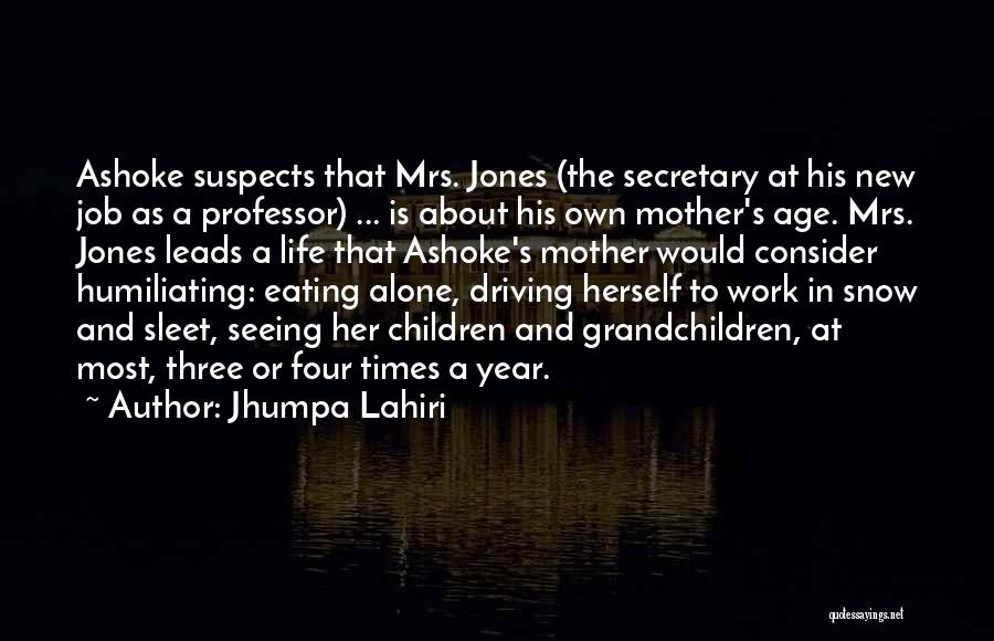 New Job Work Quotes By Jhumpa Lahiri