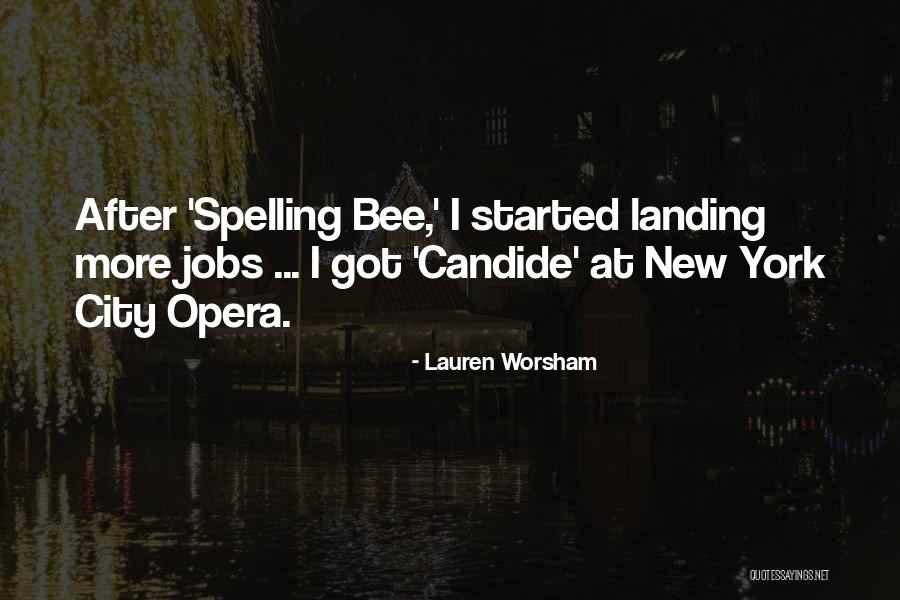 New Jobs Quotes By Lauren Worsham