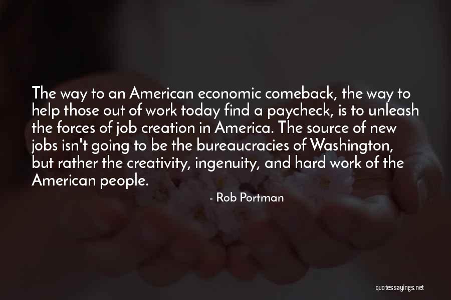 New Jobs Quotes By Rob Portman