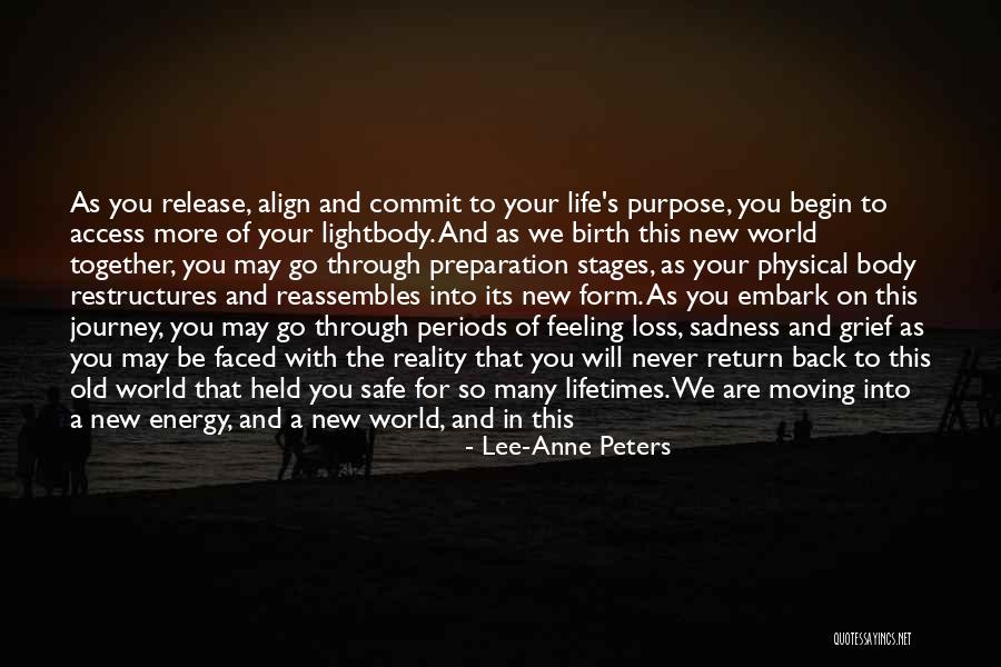 New Journey Of Life Quotes By Lee-Anne Peters New Journey Of Life Quotes By Lee-Anne Peters