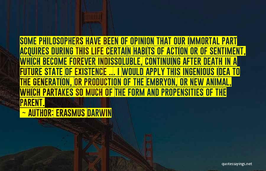 New Life And Death Quotes By Erasmus Darwin