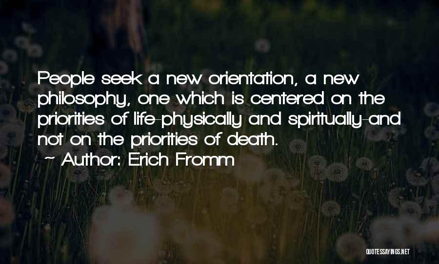 New Life And Death Quotes By Erich Fromm