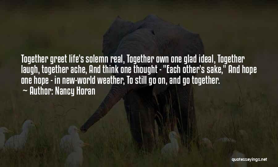 New Life New World Quotes By Nancy Horan