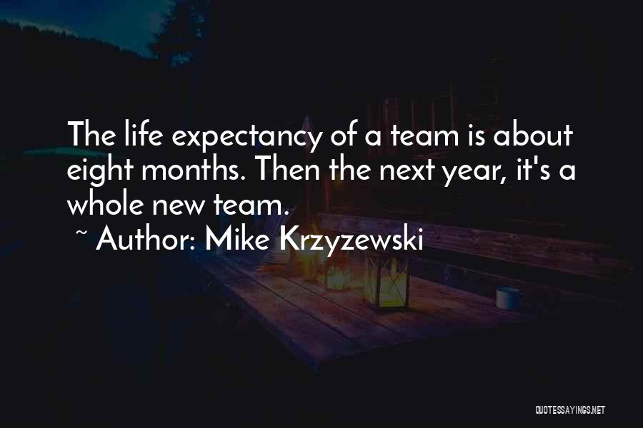 New Life New Year Quotes By Mike Krzyzewski