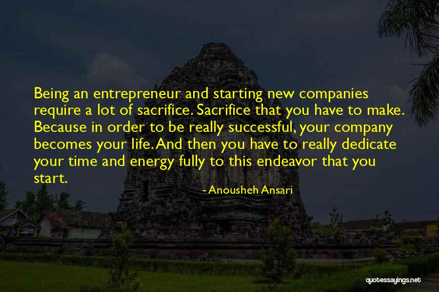 New Life Starting Quotes By Anousheh Ansari