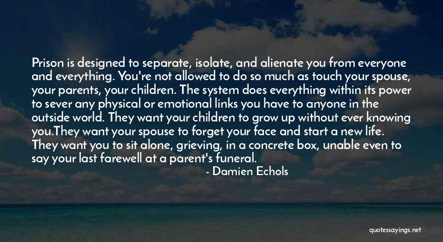 New Life Without You Quotes By Damien Echols