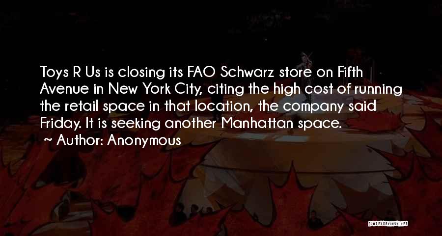 New Location Quotes By Anonymous