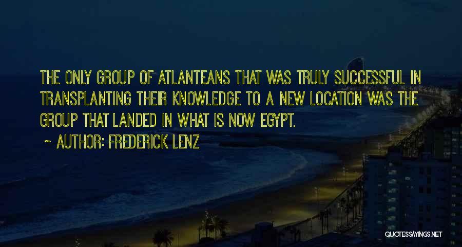 New Location Quotes By Frederick Lenz