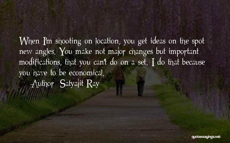 New Location Quotes By Satyajit Ray