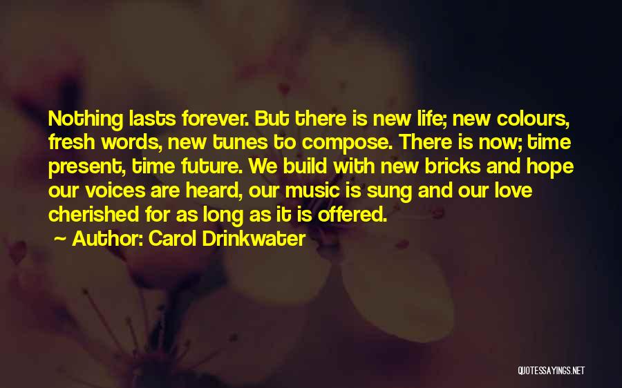 New Love And Hope Quotes By Carol Drinkwater