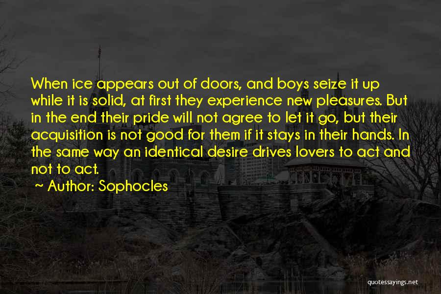 New Lovers Quotes By Sophocles
