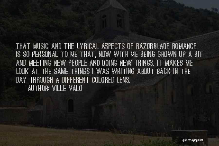 New Meeting Quotes By Ville Valo