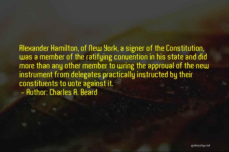 New Member Quotes By Charles A. Beard