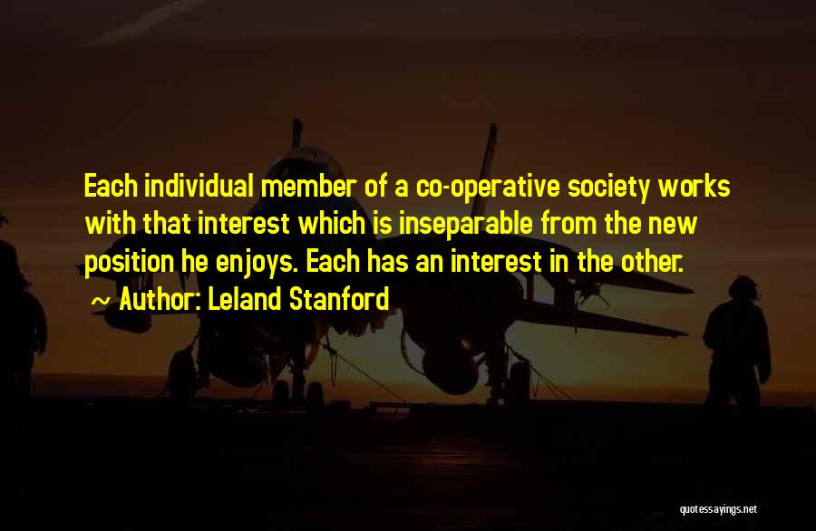 New Member Quotes By Leland Stanford