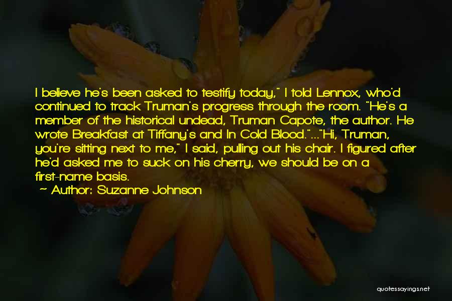 New Member Quotes By Suzanne Johnson
