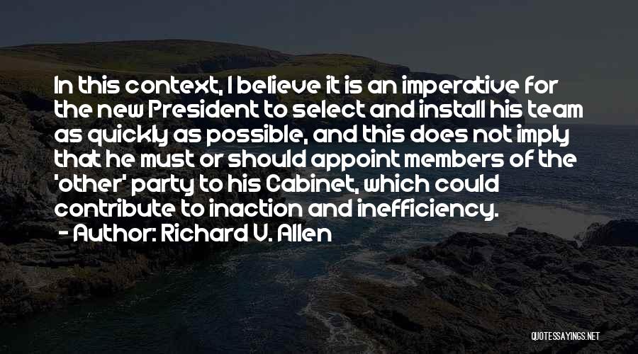 New Members Quotes By Richard V. Allen