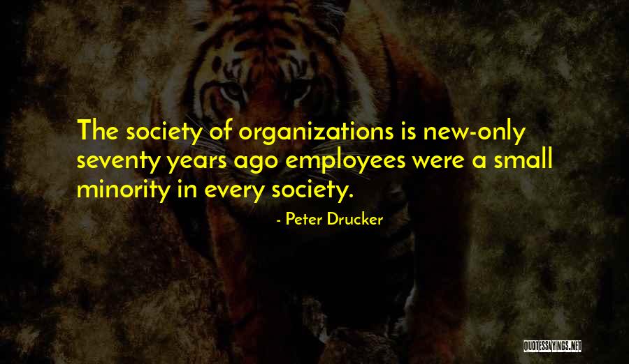 New Minority Quotes By Peter Drucker New Minority Quotes By Peter Drucker