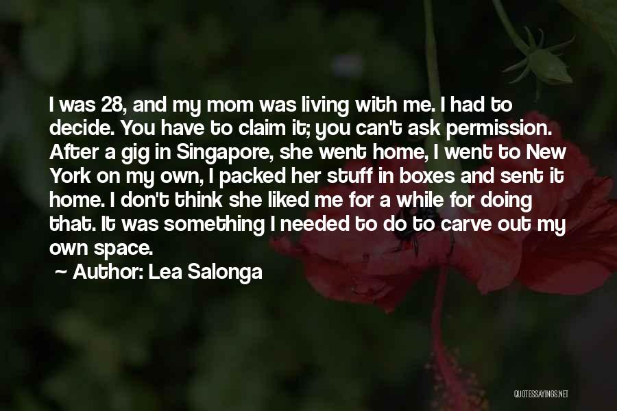 New Mom Quotes By Lea Salonga