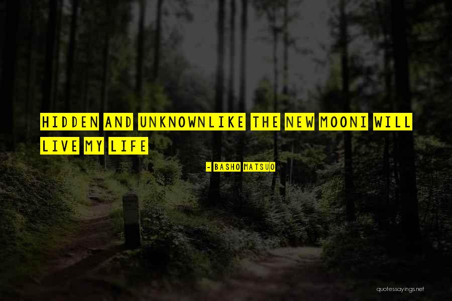 New Moon Quotes By Basho Matsuo