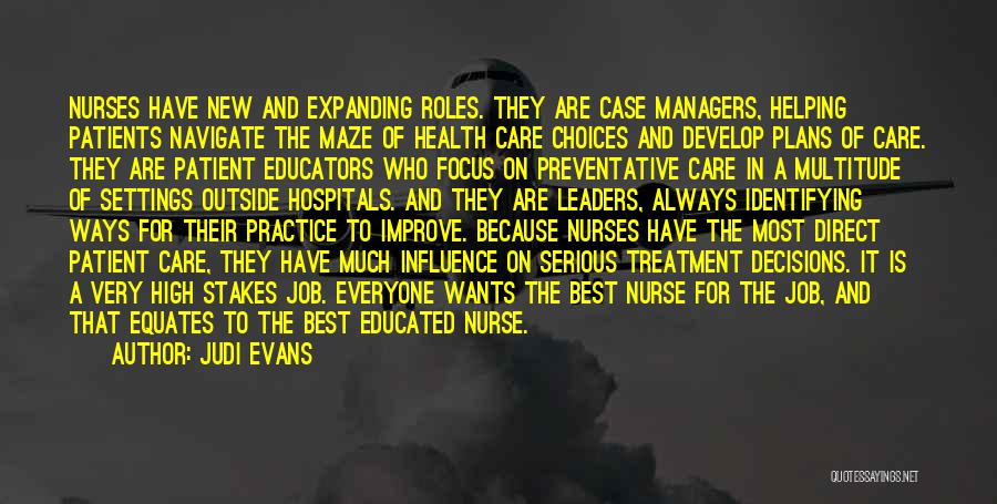 New Nurses Quotes By Judi Evans
