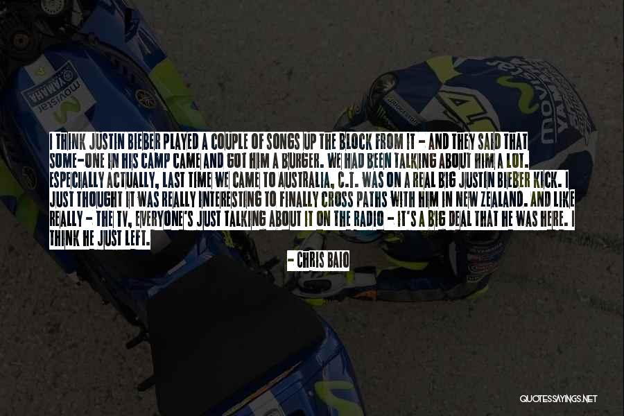 New Paths Quotes By Chris Baio New Paths Quotes By Chris Baio