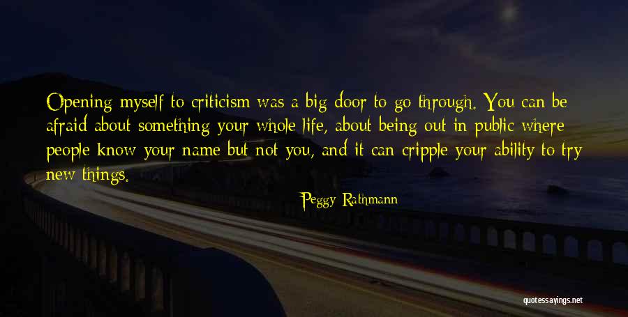 New People In Your Life Quotes By Peggy Rathmann New People In Your Life Quotes By Peggy Rathmann