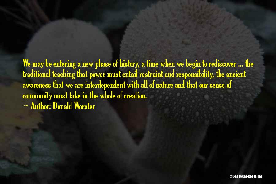 New Phase Quotes By Donald Worster