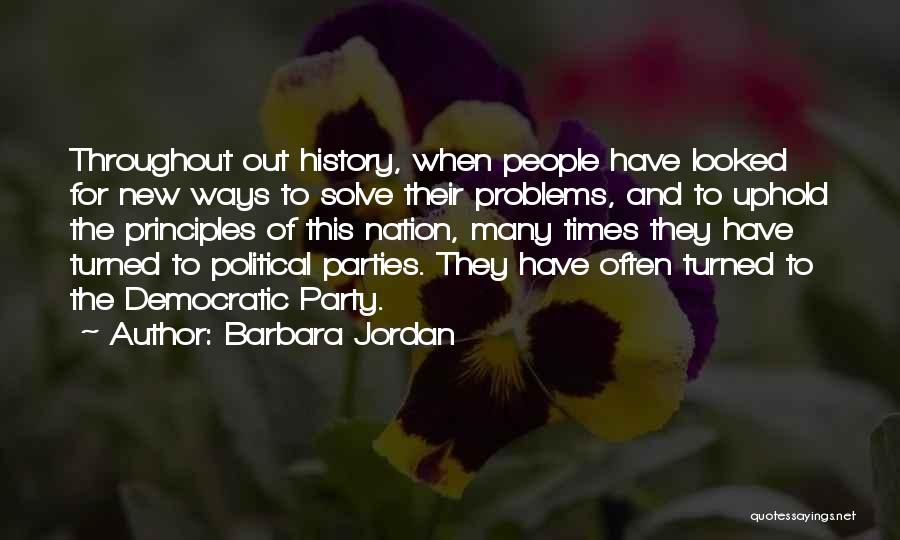 New Political Party Quotes By Barbara Jordan