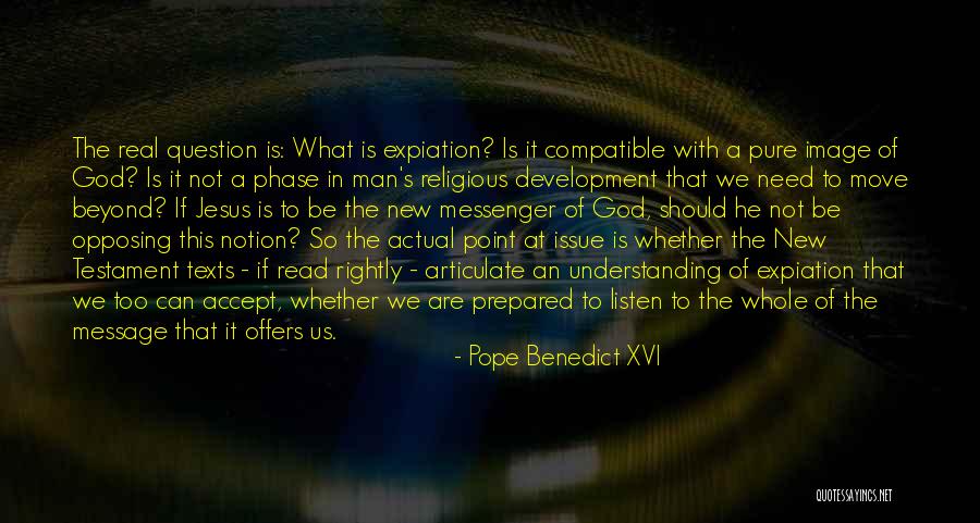 New Pope's Quotes By Pope Benedict XVI