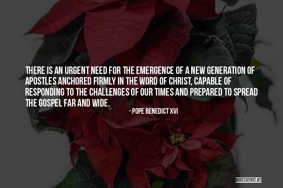 New Pope's Quotes By Pope Benedict XVI