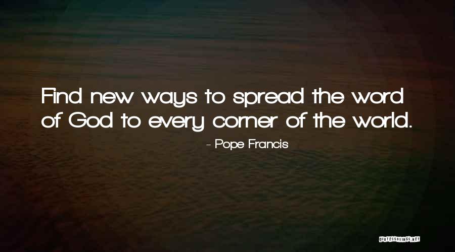 New Pope's Quotes By Pope Francis