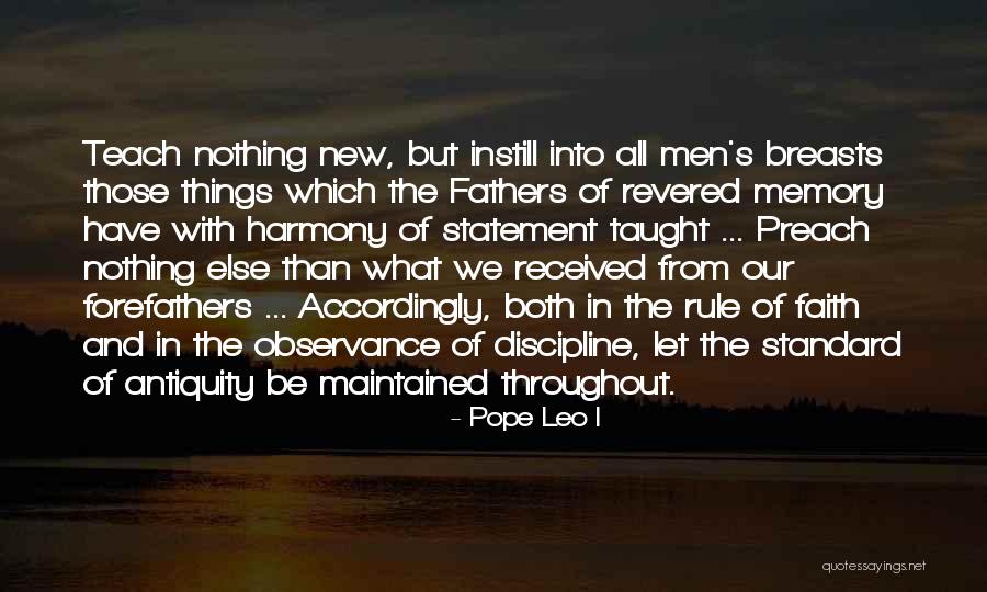 New Pope's Quotes By Pope Leo I New Pope's Quotes By Pope Leo I