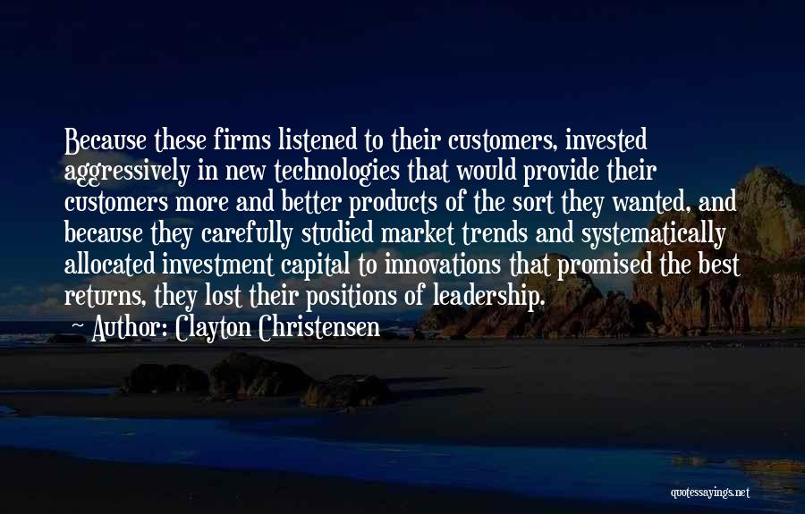 New Positions Quotes By Clayton Christensen