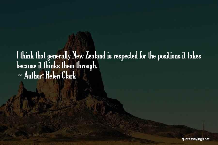 New Positions Quotes By Helen Clark