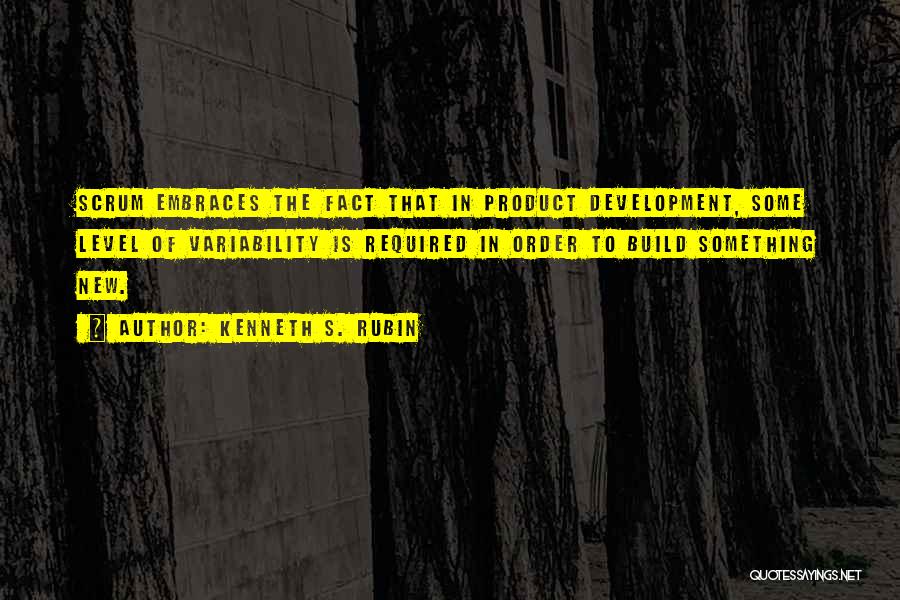 New Product Development Quotes By Kenneth S. Rubin