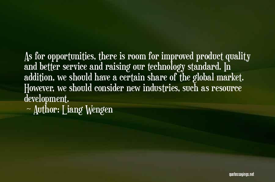 New Product Development Quotes By Liang Wengen