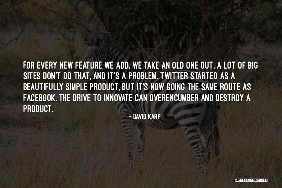 New Product Quotes By David Karp