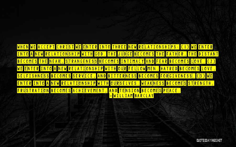 New Relationship Fear Quotes By William Barclay New Relationship Fear Quotes By William Barclay