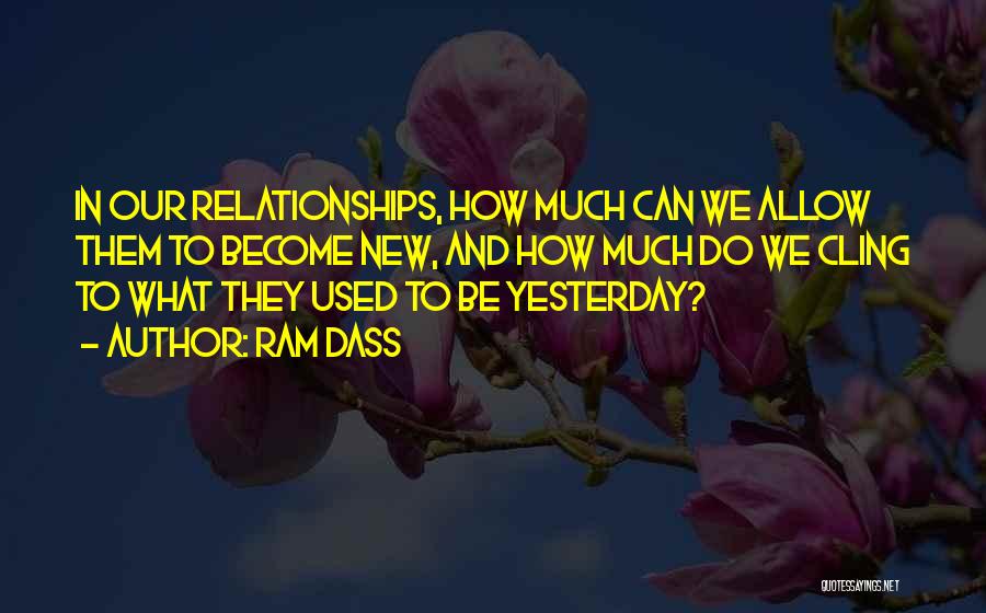 New Relationships Quotes By Ram Dass